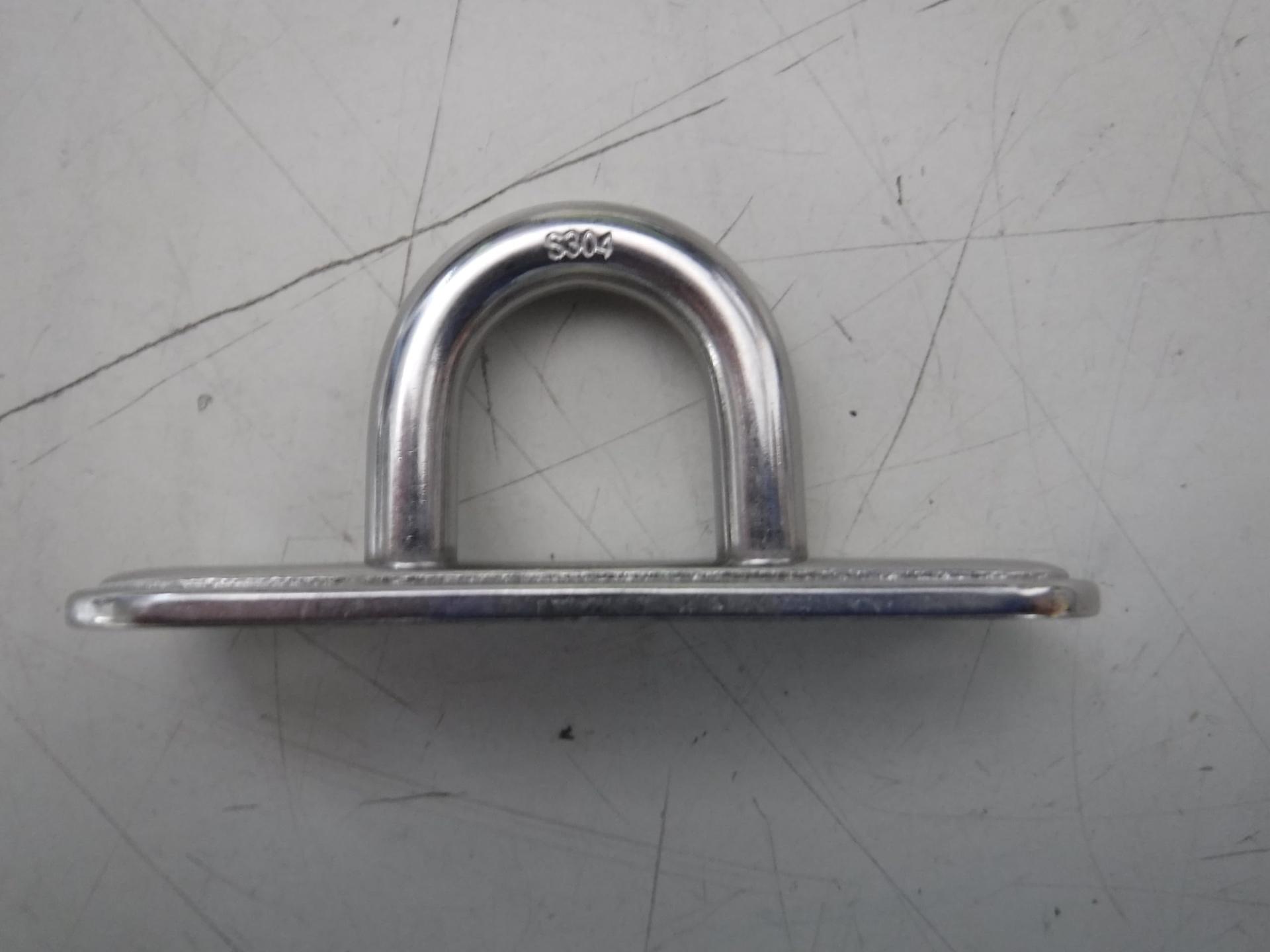 SEA-DOG 089702-1 897021 Stainless Oblong Eye Plate 2-3, Silver, 1 - High quality product image showing SEA-DOG 089702-1 897021 Stainless Oblong Eye Plate 2-3, Silver, 1 details and features