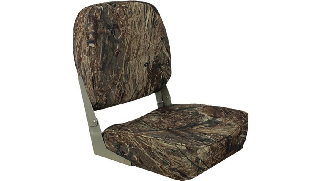 SPRINGFIELD 1040627 Marine Low Back Folding Seat - Mossy Oak Duck Blind - High quality product image showing SPRINGFIELD 1040627 Marine Low Back Folding Seat - Mossy Oak Duck Blind details and features
