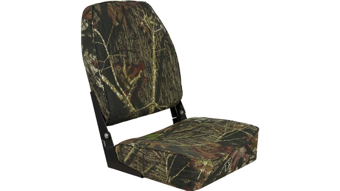 SPRINGFIELD 1040646 High Back Folding Seat - Mossy Oak Break-Up - High quality product image showing SPRINGFIELD 1040646 High Back Folding Seat - Mossy Oak Break-Up details and features