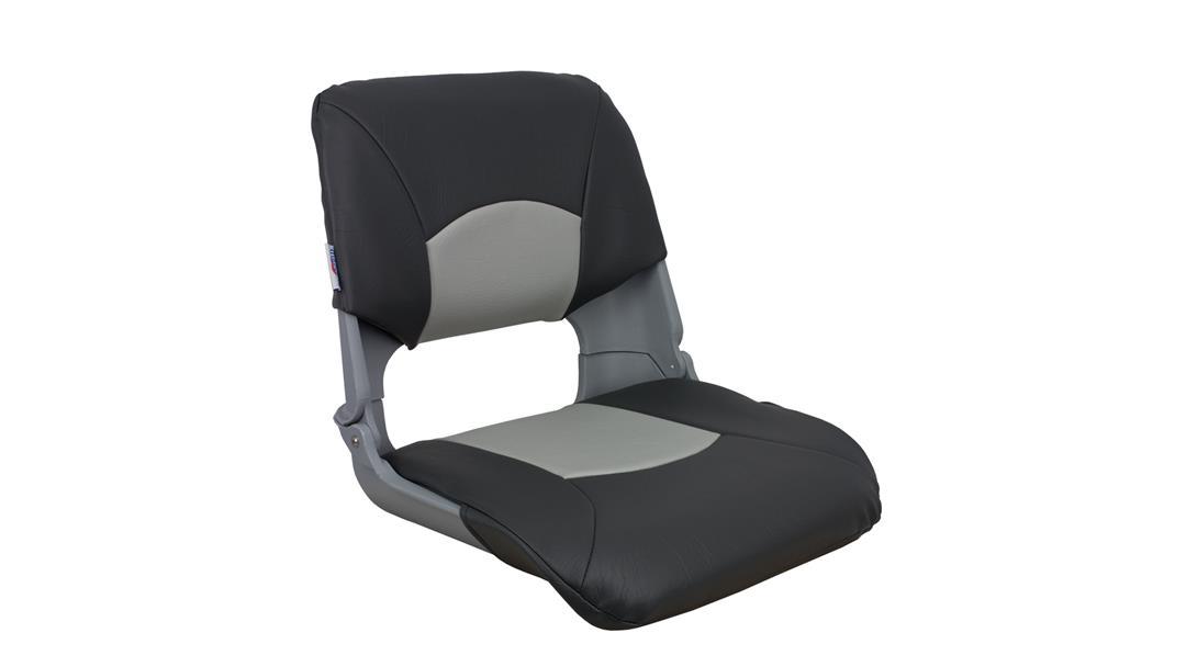 SPRINGFIELD 1061017 Skipper Folding Seat - Gray/Charcoal - High quality product image showing SPRINGFIELD 1061017 Skipper Folding Seat - Gray/Charcoal details and features