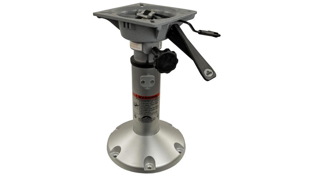 SPRINGFIELD 1250100L1 Marine 1250100-L1 Mainstay Regular 2-3/8 INCH Air-Powered Pedestal - 14 INCH-20 INCH, Swivel - The Twister Group Tools product
