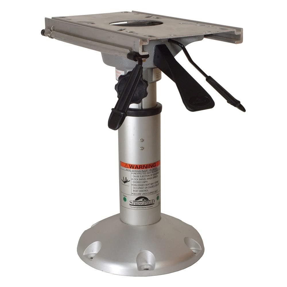 SPRINGFIELD 1250150-L1 Marine Mainstay Regular 2-3/8 INCH Air-Powered Pedestal - 14.5 INCH-20.5 INCH, Slide & Swivel - High quality product image showing SPRINGFIELD 1250150-L1 Marine Mainstay Regular 2-3/8 INCH Air-Powered Pedestal - 14.5 INCH-20.5 INCH, Slide & Swivel details and features