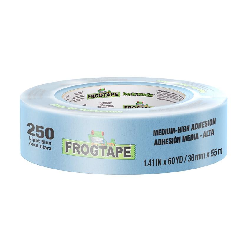 SHURTAPE 105379 CP 250 LBL-36MM X 55M-32 RLS, Performance Grade; Used For Multiple Surfaces And Substrates Including Metal/ Rubber/ Plastic/ Fiberglass And Wet Sanding Applications; 1.41 Inch Width x 60 Yard Length; Blue
