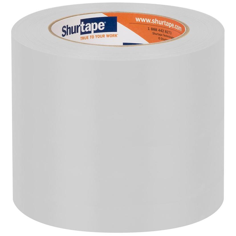 SHURTAPE 105749 PE 901 STW 96MM X 33M-12RLS, Used For Seaming And Sealing Applications Across Variety Of Surfaces; Synthetic Rubber Based Adhesive; 108 Foot Length x 3.77 Inch Width x 9 Mil Thickness; Watertight Seal; White; Polyethylene Film Backing
