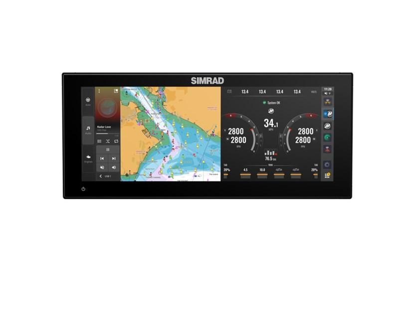 SIMRAD 000-16216-001 NSX 3012UW AI3-IN-1 AMER, 12 Inch Display; 1920 x 720 Pixels Resolution; Multi-Touchscreen Interface; 13.30 Inch Width x 3.48 Inch Depth x 5.82 Inch Height; IPX6/ IPX7 Rating Waterproof; For Use With NMEA 2000 Compatible - The Twister Group product