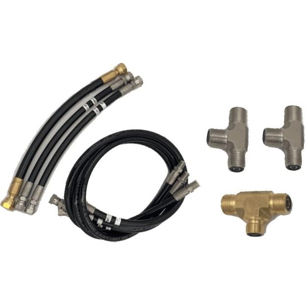 SIMRAD 000-15943001 Boat Autopilot Hose Kit; Verado; For MKII Series Autopilot Pumps; With Three 1-4 Inch Hose(36 Inch Length)/ Two 1/4 Inch Hose(15 Inch Length)/ Return Hose/ T-Connectors - The Twister Group product