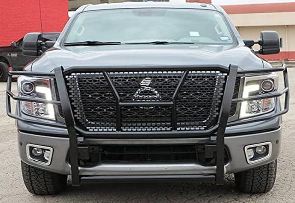 STEELCRAFT 50-4140C Automotive Grille Guards Fits Nissan Titan - High quality product image showing STEELCRAFT 50-4140C Automotive Grille Guards Fits Nissan Titan details and features
