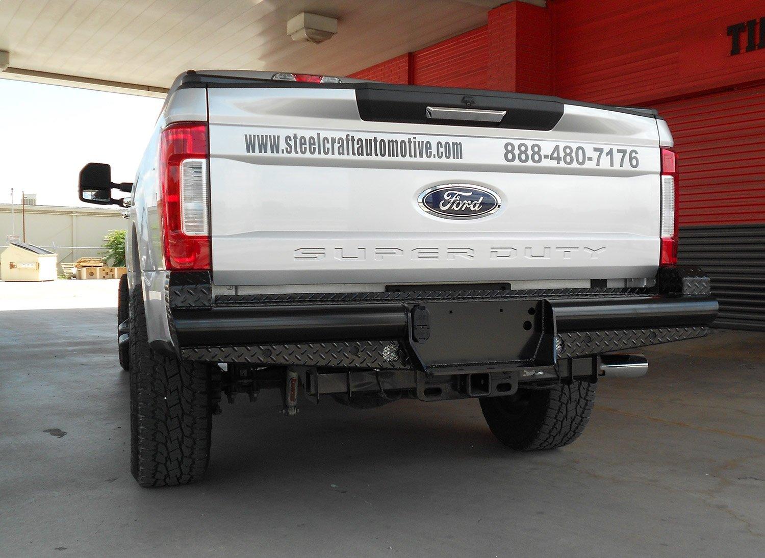 STEELCRAFT HD21380 HD REAR BUMPER REPLACEMENTS BLACK - High quality product image showing STEELCRAFT HD21380 HD REAR BUMPER REPLACEMENTS BLACK details and features