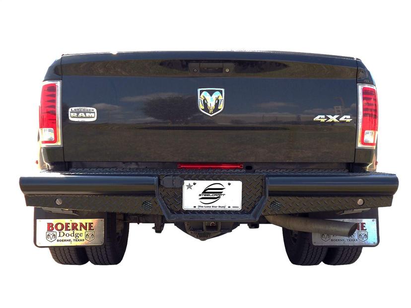 STEELCRAFT HD22260 Automotive Rear Replacement Bumper fits Dodge Ram 1500, Black