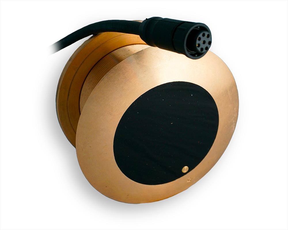 SI-TEX BT87M1KW-00 BRZ LP TH MF CHP 85-135 1KW 0TLT, Thru-Hull Mount With 0 Degree Tilted Element; Low Profile; 85 To 135 kHz CHIRP Medium Frequency; 1 Kilowatt Power; 26 Foot Cable; Bronze; 3.45 Inch Hole Diameter - High quality product image showing SI-TEX BT87M1KW-00 BRZ LP TH MF CHP 85-135 1KW 0TLT, Thru-Hull Mount With 0 Degree Tilted Element; Low Profile; 85 To 135 kHz CHIRP Medium Frequency; 1 Kilowatt Power; 26 Foot Cable; Bronze; 3.45 Inch Hole Diameter details and features