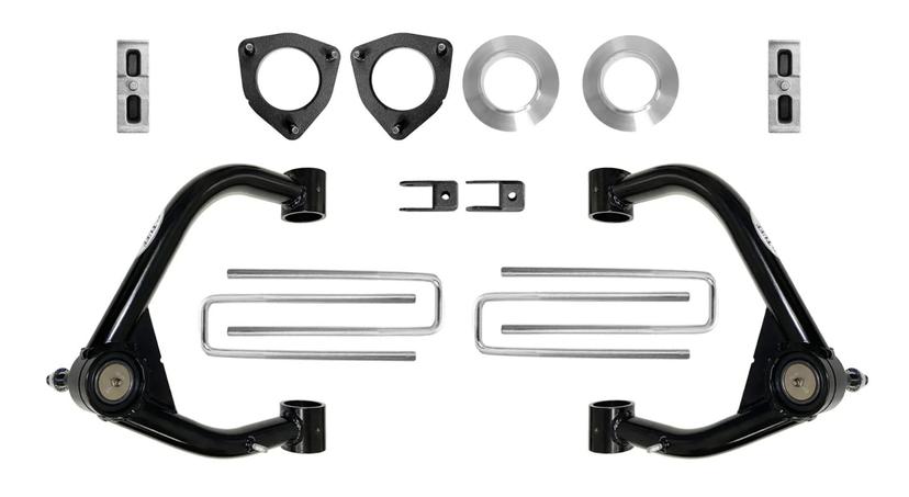 TUFF COUNTRY 14199 4 INCH Lift Kit with Upper Control Arms Compatible with/Replacement for Chevy Silverado 1500 | GMC Sierra 1500 2019-2022