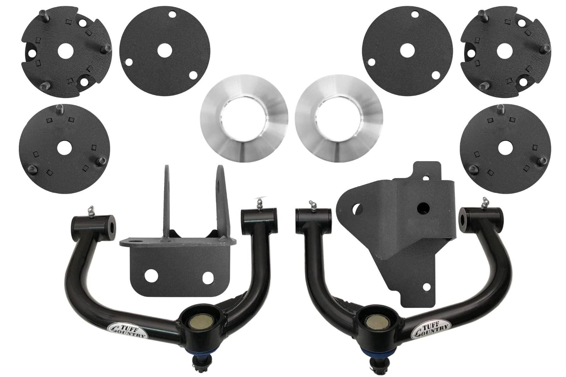 TUFF COUNTRY 23500 3.5 INCH Suspension Lift Kit with Upper Control Arms Compatible with/Replacement for Ford Bronco 2021-2023 - High quality product image showing TUFF COUNTRY 23500 3.5 INCH Suspension Lift Kit with Upper Control Arms Compatible with/Replacement for Ford Bronco 2021-2023 details and features