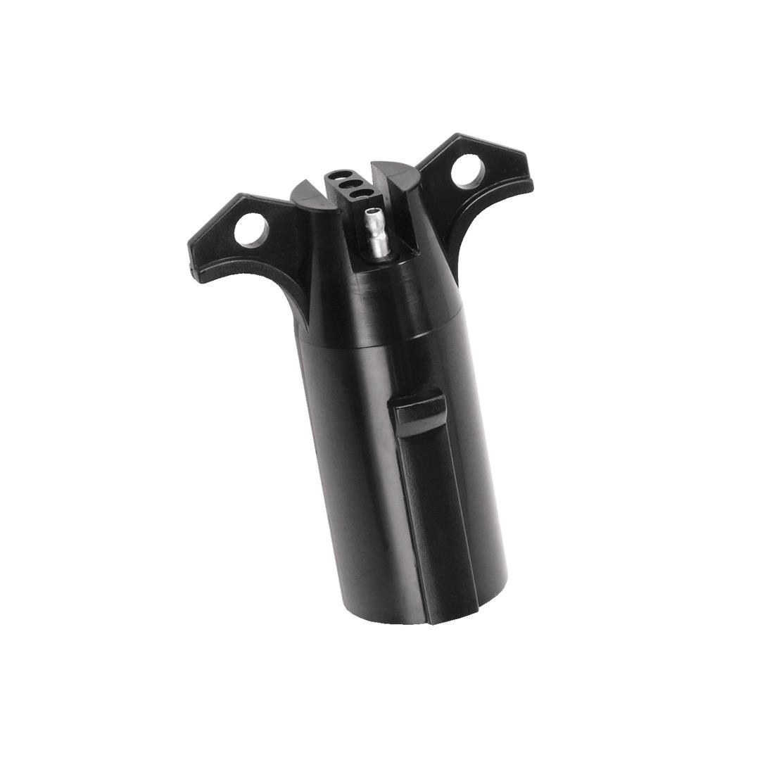 TEKONSHA 118709 Tow Ready 7-Way Round Pin to 4-Flat Adapter, black - The Twister Group Tools product