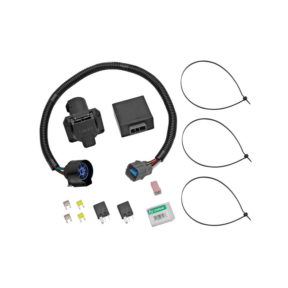 TEKONSHA 118253 Tow Harness, 7-Way, w/Circuit Protected ModuLite HD Module, Compatable with 2009-2011 Honda Pilot, 2009-2014 Honda Ridgeline, black - High quality product image showing TEKONSHA 118253 Tow Harness, 7-Way, w/Circuit Protected ModuLite HD Module, Compatable with 2009-2011 Honda Pilot, 2009-2014 Honda Ridgeline, black details and features
