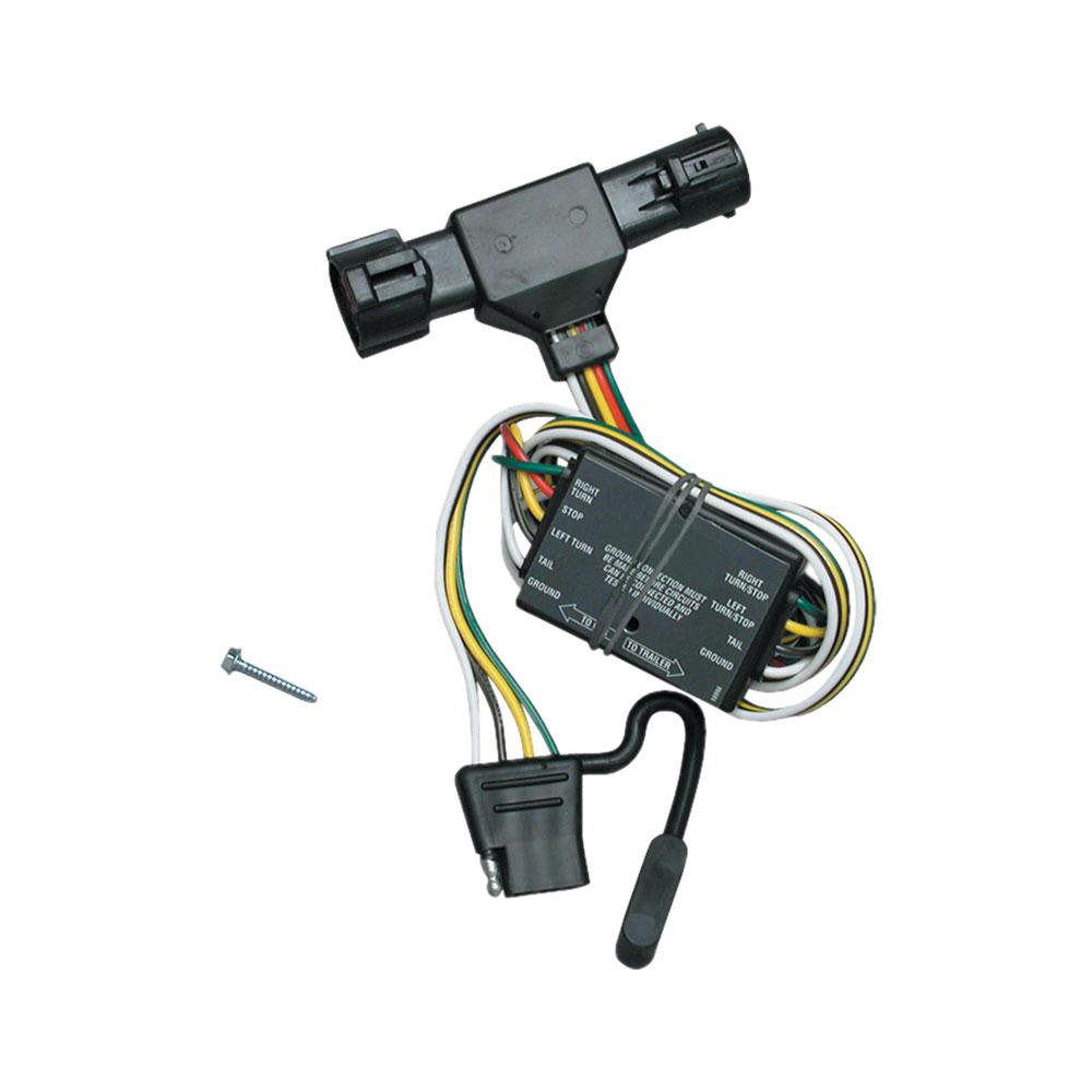 TEKONSHA 118325 Trailer Wiring Connector; T-One; 4-Way Flat Replacement For OEM Wiring Harness; With Circuit Protector Converter - The Twister Group Tools product