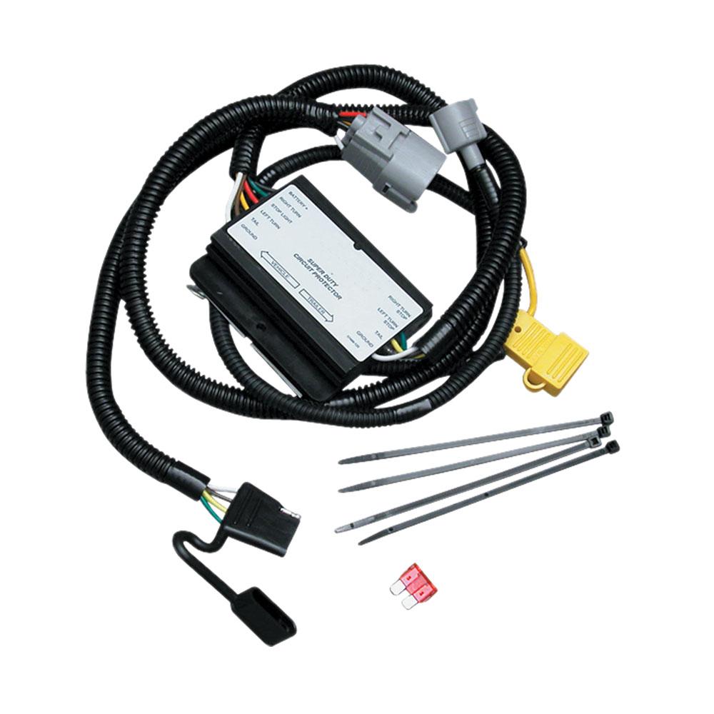 TEKONSHA 118378 T-One T-Connector Harness, 4-Way Flat, w/Circuit Protected ModuLite Module, Compatable with 2001-2002 Toyota Tundra - High quality product image showing TEKONSHA 118378 T-One T-Connector Harness, 4-Way Flat, w/Circuit Protected ModuLite Module, Compatable with 2001-2002 Toyota Tundra details and features