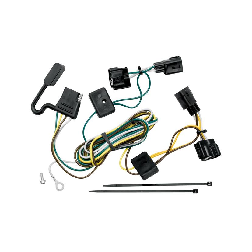 TEKONSHA 118409 T-One T-Connector Harness, 4-Way Flat, Compatable with 1998-2006 Jeep TJ, 1998-2006 Jeep Wrangler, Black