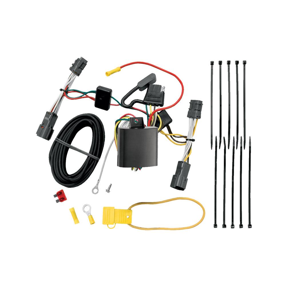 TEKONSHA 118410 T-One T-Connector Harness, 4-Way Flat, w/Circuit Protected ModuLite Module, Compatable with 2007-2009 Hyundai Entourage, 2006-2014 KIA Sedona,Black - High quality product image showing TEKONSHA 118410 T-One T-Connector Harness, 4-Way Flat, w/Circuit Protected ModuLite Module, Compatable with 2007-2009 Hyundai Entourage, 2006-2014 KIA Sedona,Black details and features