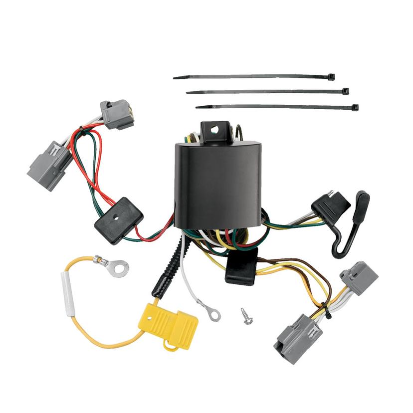 TEKONSHA 118411 T-One T-Connector Harness, 4-Way Flat, Compatible with Select Volvo XC90