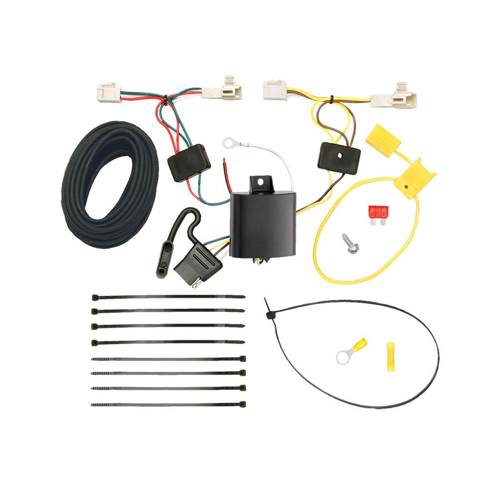 TEKONSHA 118482 T-One T-Connector Harness, 4-Way Flat, Compatible with Select Mitsubishi Outlander : Toyota Avalon, Camry, Camry Hybrid, Venza,Black - The Twister Group Tools product