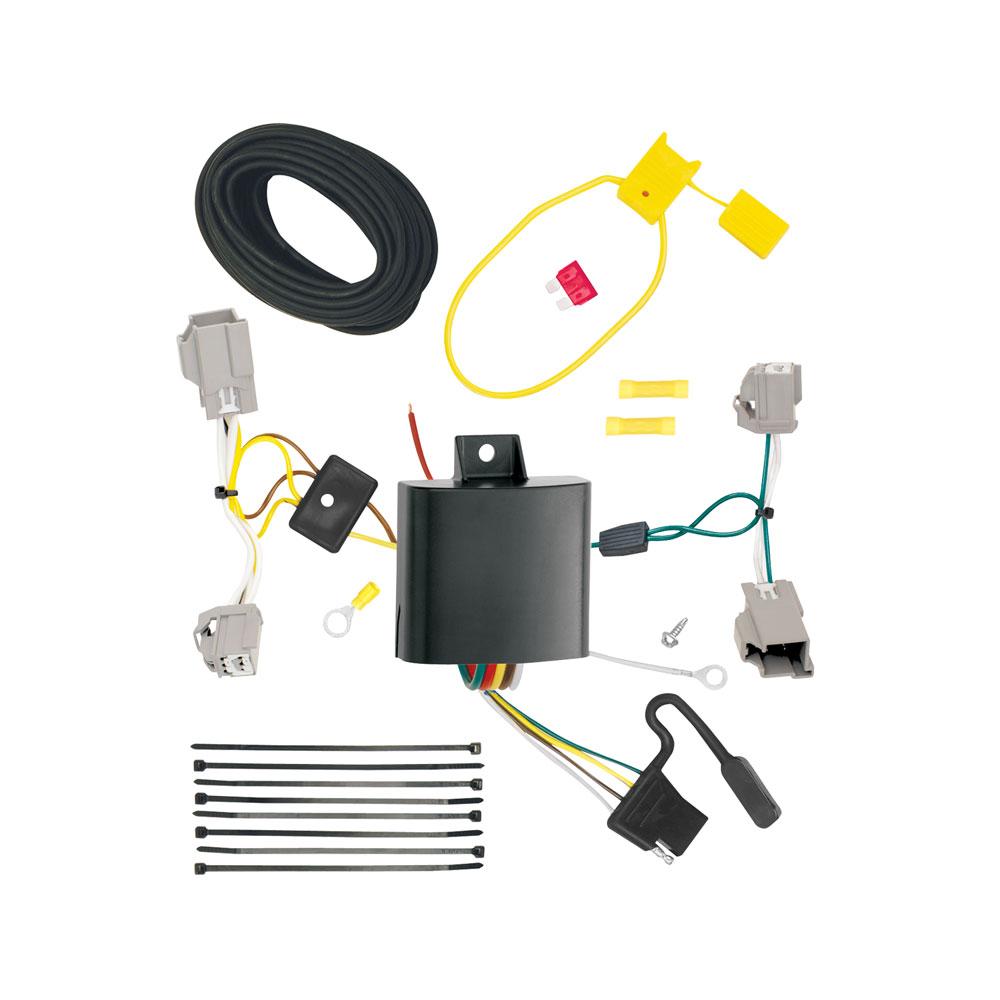 TEKONSHA 118590 T-One T-Connector Harness, 4-Way Flat, Compatible with Select Chevrolet Impala - High quality product image showing TEKONSHA 118590 T-One T-Connector Harness, 4-Way Flat, Compatible with Select Chevrolet Impala details and features