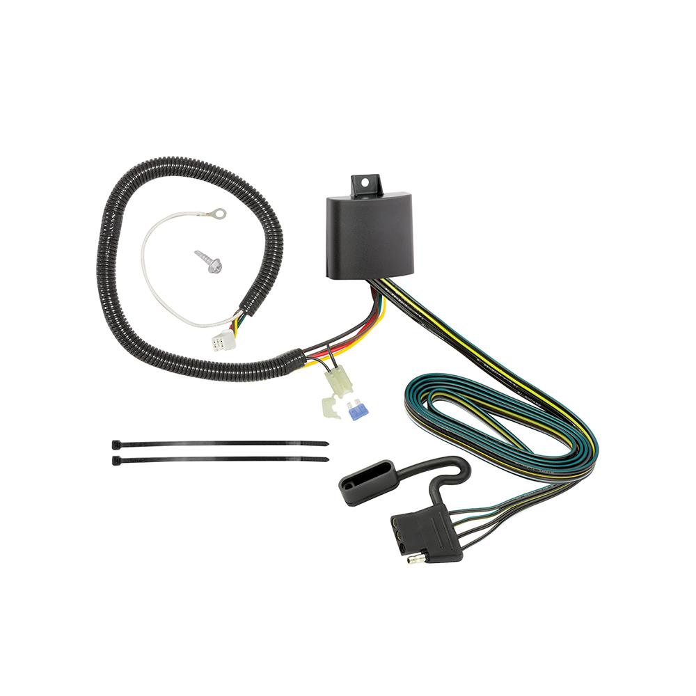 TEKONSHA 118741 T-One T-Connector Harness, 4-Way Flat, Compatible with Select Honda CR-V Black - The Twister Group Tools product