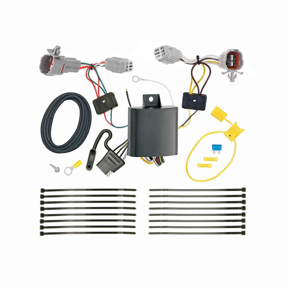 TEKONSHA 118744 T-One T-Connector Harness, 4-Way Flat, Compatible with Select Subaru Impreza - High quality product image showing TEKONSHA 118744 T-One T-Connector Harness, 4-Way Flat, Compatible with Select Subaru Impreza details and features