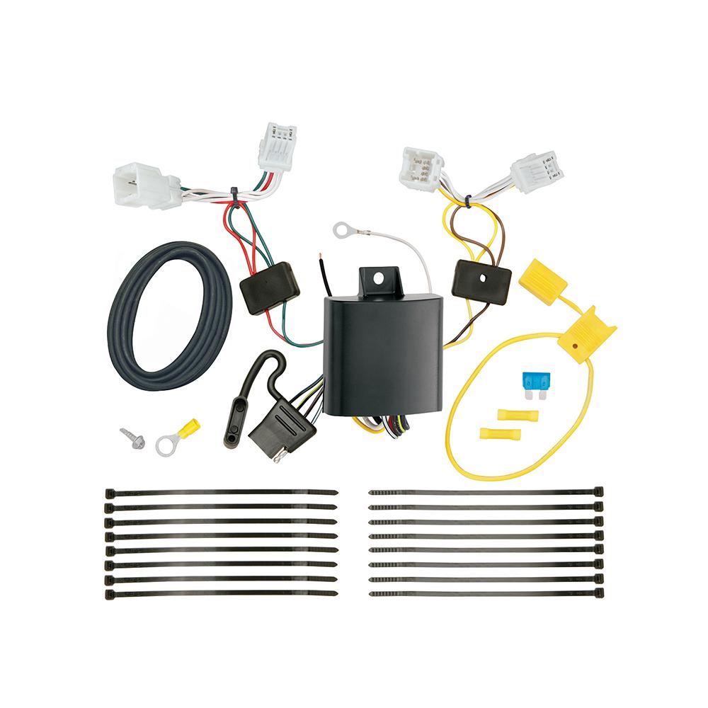 TEKONSHA 118749 T-One T-Connector Harness, 4-Way Flat, Compatible with Select KIA Niro - High quality product image showing TEKONSHA 118749 T-One T-Connector Harness, 4-Way Flat, Compatible with Select KIA Niro details and features