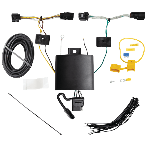 TEKONSHA 118851 T-One Wiring Connector Assembly, 4-Way Flat, Black, Compatible with 2022 Genesis GV70, 2021-2022 Genesis GV80 - High quality product image showing TEKONSHA 118851 T-One Wiring Connector Assembly, 4-Way Flat, Black, Compatible with 2022 Genesis GV70, 2021-2022 Genesis GV80 details and features