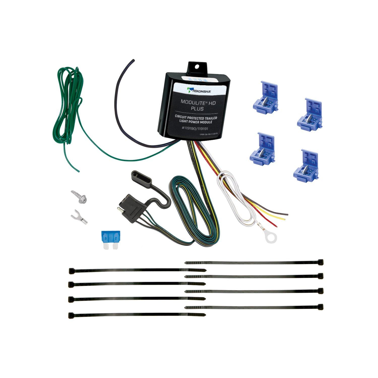 TEKONSHA 119190 ModuLite HD Plus Protector w/Integrated Circuit & Overload Protection Trailer Light Power Module - High quality product image showing TEKONSHA 119190 ModuLite HD Plus Protector w/Integrated Circuit & Overload Protection Trailer Light Power Module details and features