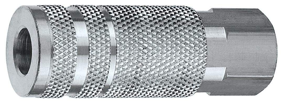 TRU-FLATE 13-435 1/4 INCH Lincoln Design x 1/4 INCH FNPT Steel Coupler - The Twister Group Tools product