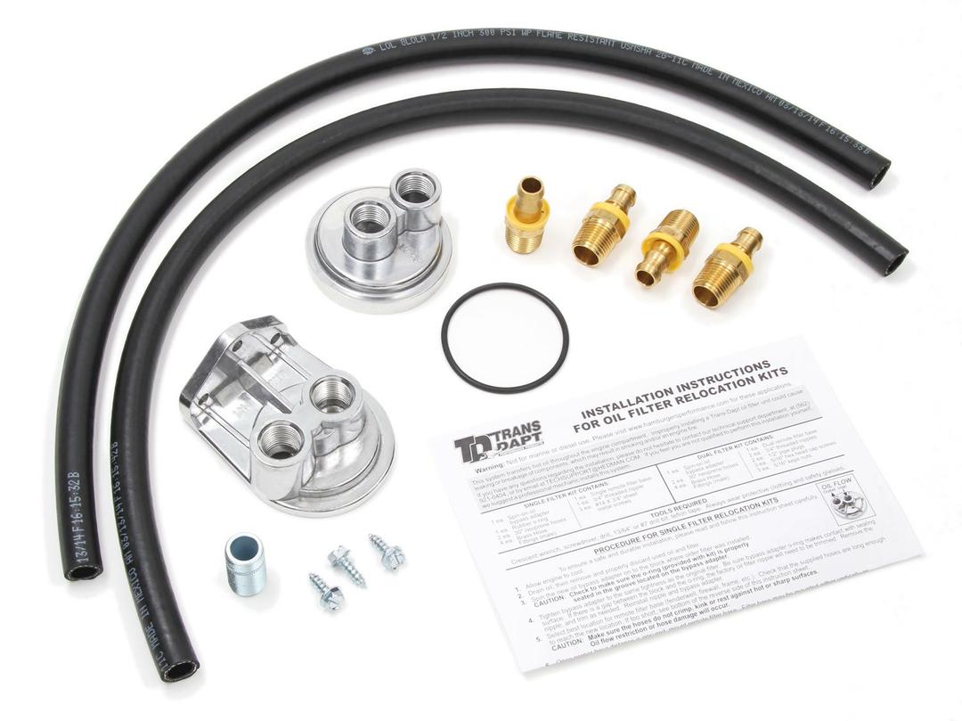 TRANSDAPT 1127 Oil Filter Relocation Kit - The Twister Group Tools product