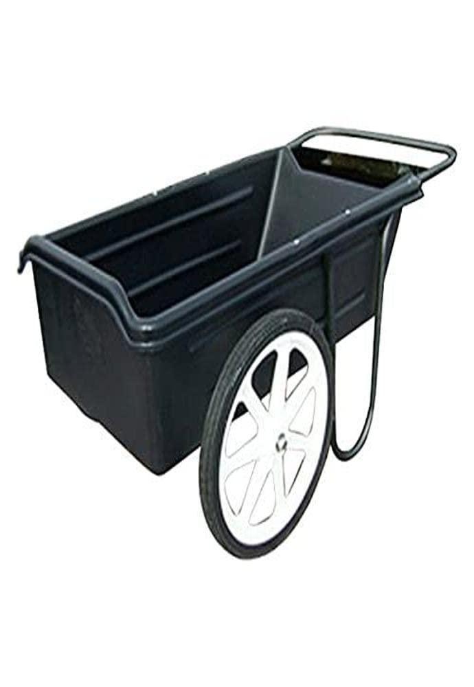 TAYLOR MADE 1060 Dock Pro Dock Cart, 47 x 23 x 13-Inch, Ergonomic, Curved Handle, Marine Plastic Rim Wheels, 7 Cubic Feet, 300 lbs. Capacity, Hand Wheelbarrow for Garden, Landscape, Yard, Cargo