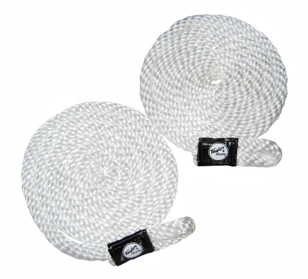 TAYLOR MADE 11311 Fender Loc Boat Fender Lines - 2-Pack, 3/8 INCH Diameter x 6FT Long Rope, White, Braided Polypropylene, Pre-Spliced, Professionally Finished, Rot-Resistant, No Kinks - High quality product image showing TAYLOR MADE 11311 Fender Loc Boat Fender Lines - 2-Pack, 3/8 INCH Diameter x 6FT Long Rope, White, Braided Polypropylene, Pre-Spliced, Professionally Finished, Rot-Resistant, No Kinks details and features