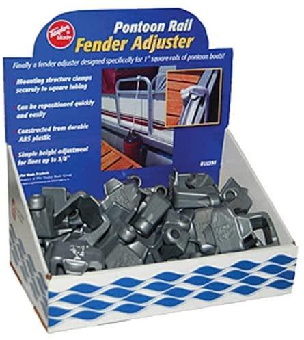TAYLOR MADE 11391 Pontoon Rail Marine Fender Adjuster, 36 PC, Gray - High quality product image showing TAYLOR MADE 11391 Pontoon Rail Marine Fender Adjuster, 36 PC, Gray details and features