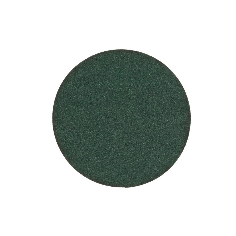 3M 00512 Green Corps Hookit Sanding Discs, No Hole, 6 in, 80+ Grade, Pack of 25 Production Discs, for Coating Removal, Metal Surfaces, Auto Sanding