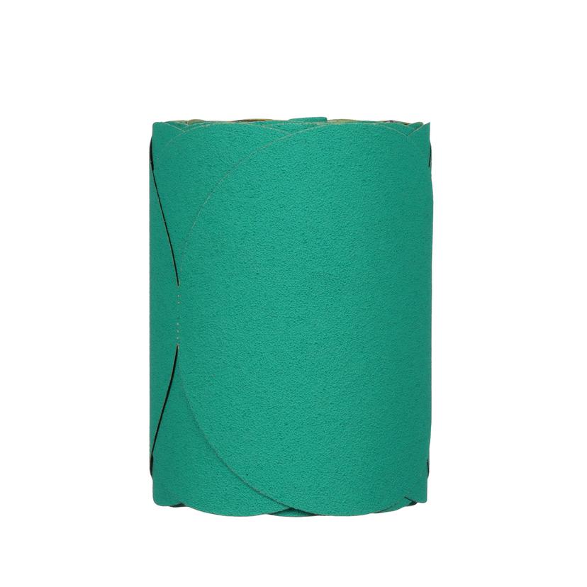 3M 01506 Stikit Green 6 INCH 80D Grit Fre-Cut Disc Roll