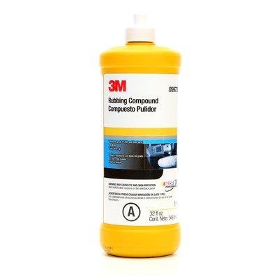 3M 05973 Rubbing Compound; Used For Removing 1200/ 1500/ 2000 Grit Sanding Scratches In Automotive Paints Including Clear Coats; Liquid; Tan - High quality product image showing 3M 05973 Rubbing Compound; Used For Removing 1200/ 1500/ 2000 Grit Sanding Scratches In Automotive Paints Including Clear Coats; Liquid; Tan details and features