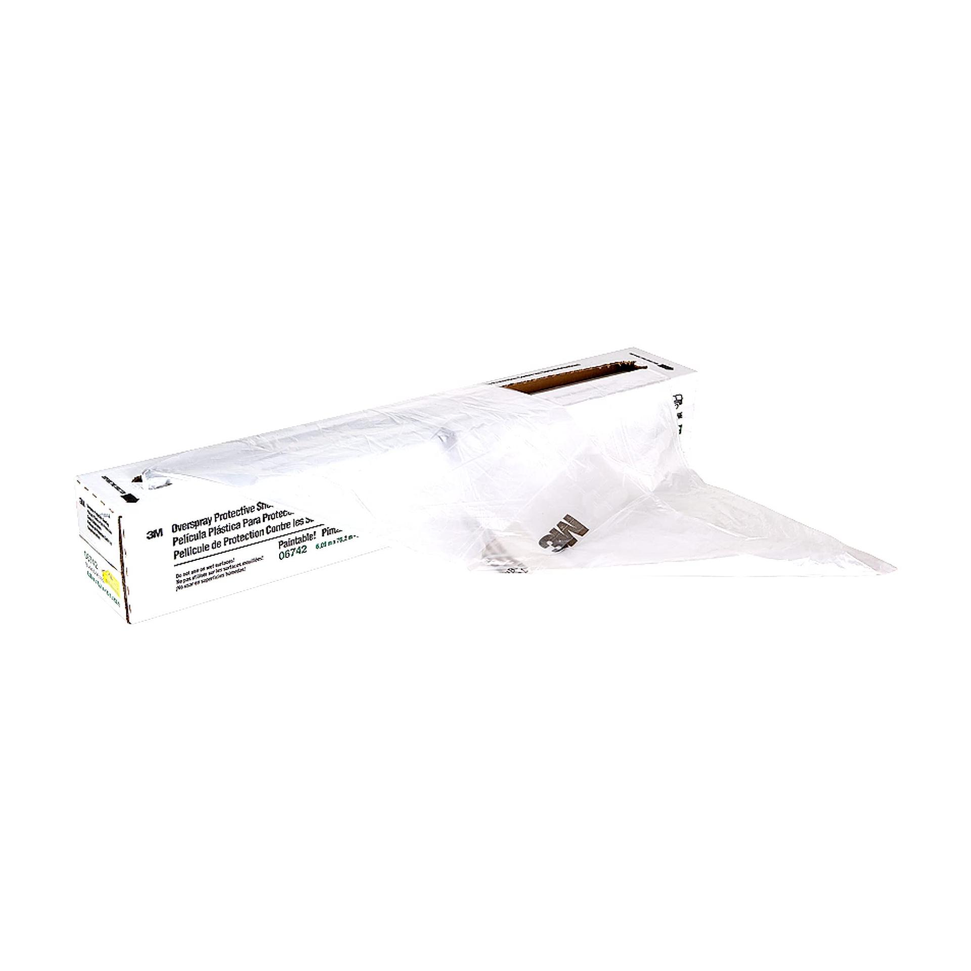 3M 06742 Overspray Protective Sheeting Translucent, Paintable, High Density, Tear Resistant, 20 ft x 250 ft - High quality product image showing 3M 06742 Overspray Protective Sheeting Translucent, Paintable, High Density, Tear Resistant, 20 ft x 250 ft details and features