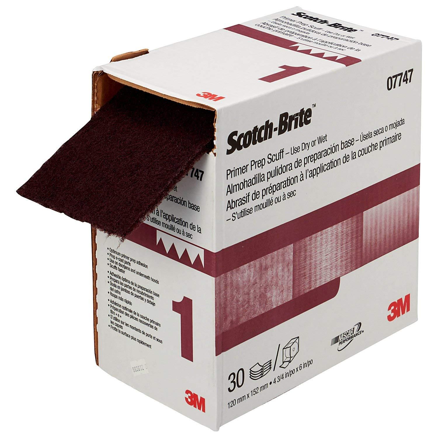 3M 07747 Scotch-Brite Primer Prep Scuff 4-3/4 in x 15 ft - High quality product image showing 3M 07747 Scotch-Brite Primer Prep Scuff 4-3/4 in x 15 ft details and features