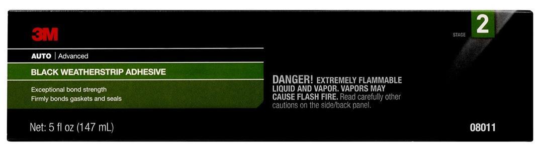 3M 08011 Weatherstripe Adhesive; Used To Bond Automotive Weatherstripping/ Rubber Gaskets/ Vinyl/ Metal/ Fabrics; 5 Ounce Tube; Paste; Single - High quality product image showing 3M 08011 Weatherstripe Adhesive; Used To Bond Automotive Weatherstripping/ Rubber Gaskets/ Vinyl/ Metal/ Fabrics; 5 Ounce Tube; Paste; Single details and features