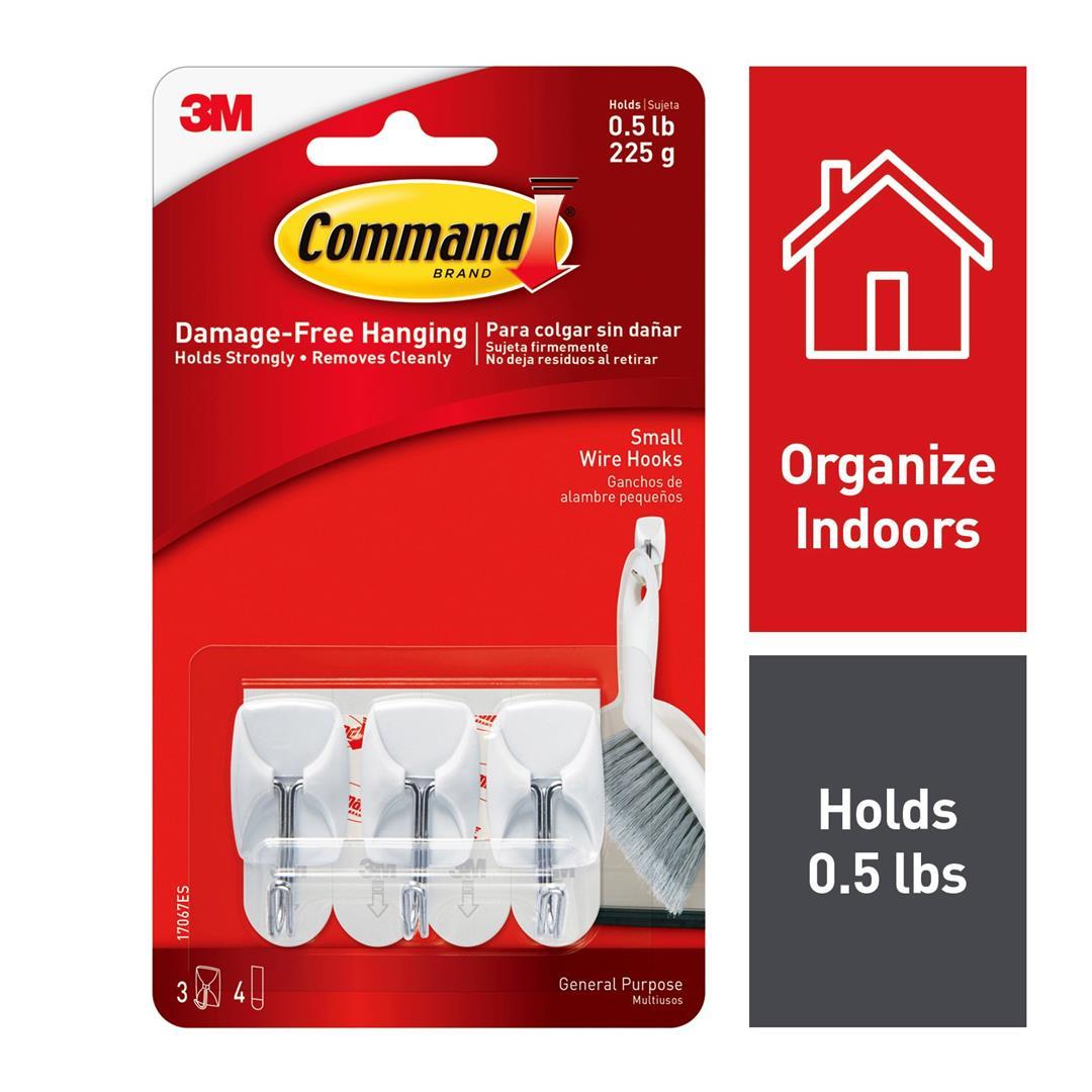 3M 17067ES Command Strips 17067 Command Utensil Hook - High quality product image showing 3M 17067ES Command Strips 17067 Command Utensil Hook details and features