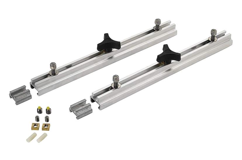 TRAC RAC 25200 Tool Box Mounting Kit; Mounts Tool Boxes To TracRac Base Rails; With 2 Tool Box Extrusion Pieces And Hardware