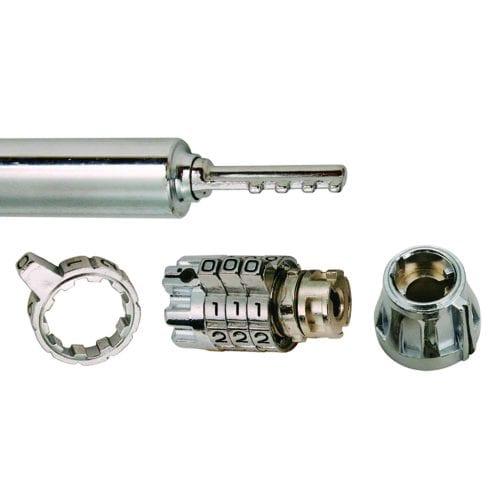 TRIMAX MAG200 Resettable Combination Bent Pin 5/8 INCH Receiver Lock - High quality product image showing TRIMAX MAG200 Resettable Combination Bent Pin 5/8 INCH Receiver Lock details and features