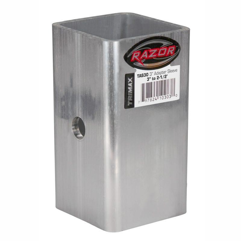 TRIMAX TAS30 3FT TO 2-1/2FT CLASS V ADAPTER SLEEVE, Adapts From 3 Inch To 2-1/2 Inch; Aluminum; Single - High quality product image showing TRIMAX TAS30 3FT TO 2-1/2FT CLASS V ADAPTER SLEEVE, Adapts From 3 Inch To 2-1/2 Inch; Aluminum; Single details and features