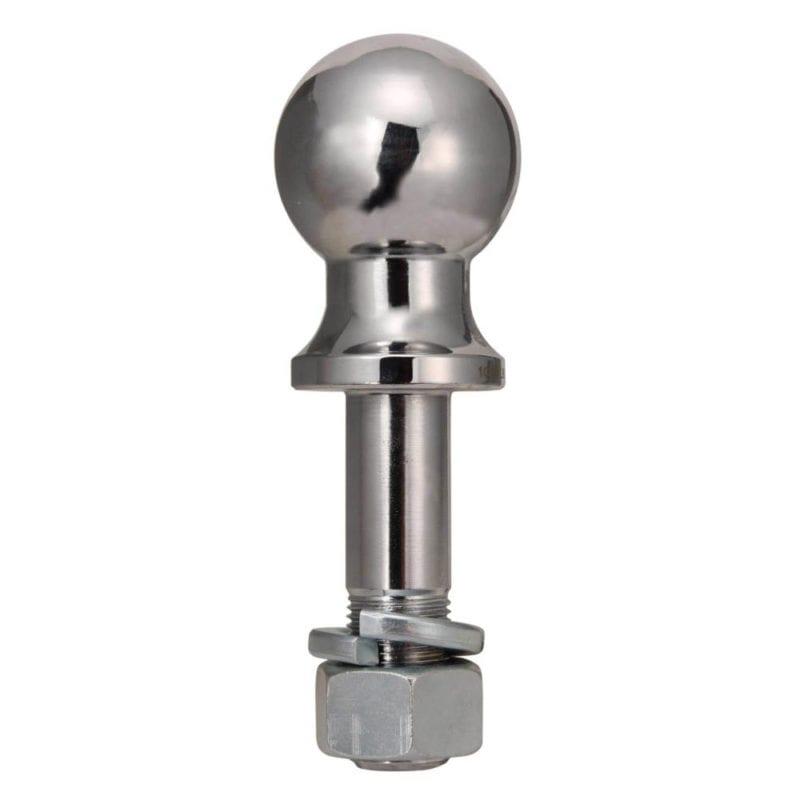 TRIMAX TBAL2516 2-5/16FT TOW BALL - CHROME, 2-5/16 Inch Ball; 10000 Pound Gross Trailer Weight Capacity; 1 Inch Long Shank; Chrome; Steel; Used With RAZOR Aluminum Adjustable Hitches