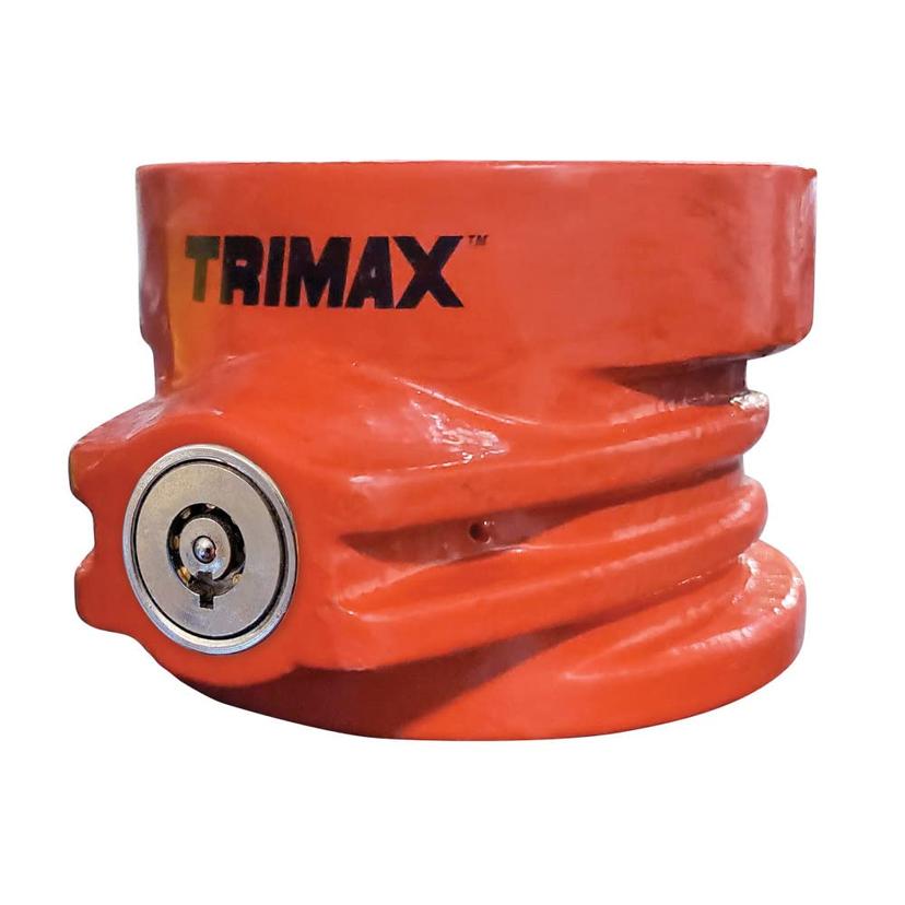 TRIMAX TFW80HD 5th Wheel King Pin Lock, Red