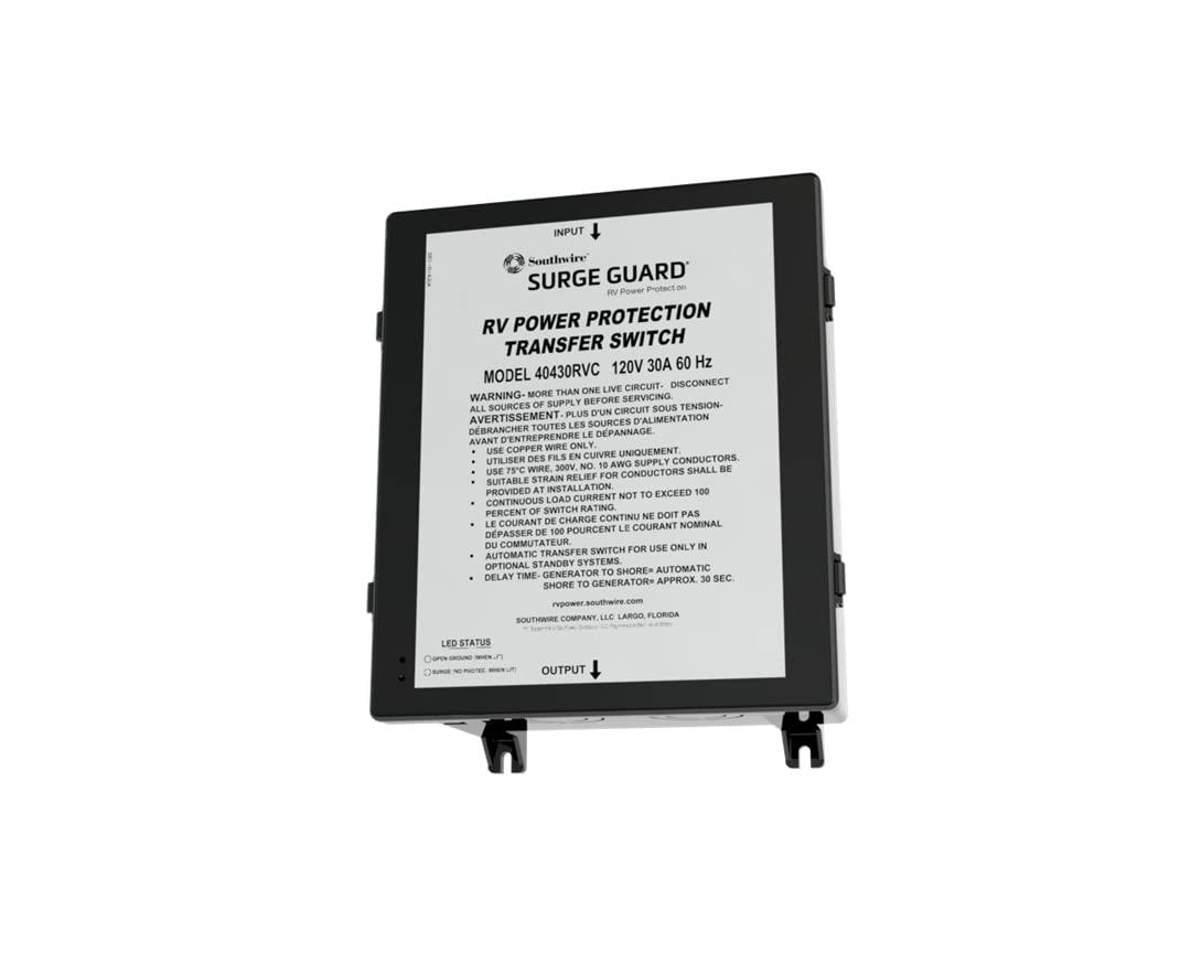 SOUTHWIRE 40430RVC1 30A Automatic Transfer Switch,RVC/CC,C3 Contactor - High quality product image showing SOUTHWIRE 40430RVC1 30A Automatic Transfer Switch,RVC/CC,C3 Contactor details and features