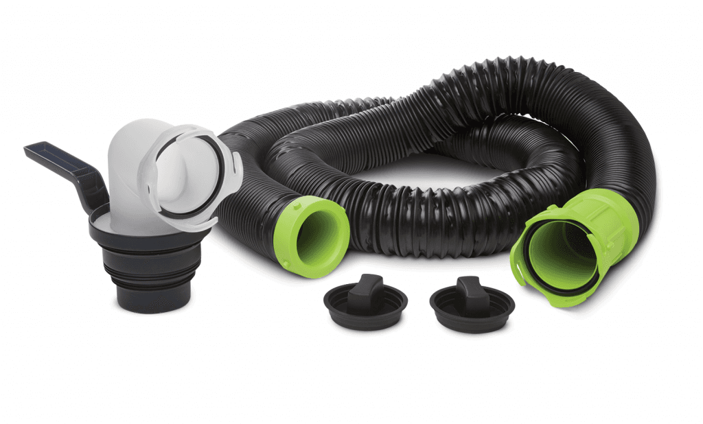 THETFORD 17853 Titan 15ft 15-Foot Premium RV Sewer Hose Kit- Black/Green - High quality product image showing THETFORD 17853 Titan 15ft 15-Foot Premium RV Sewer Hose Kit- Black/Green details and features