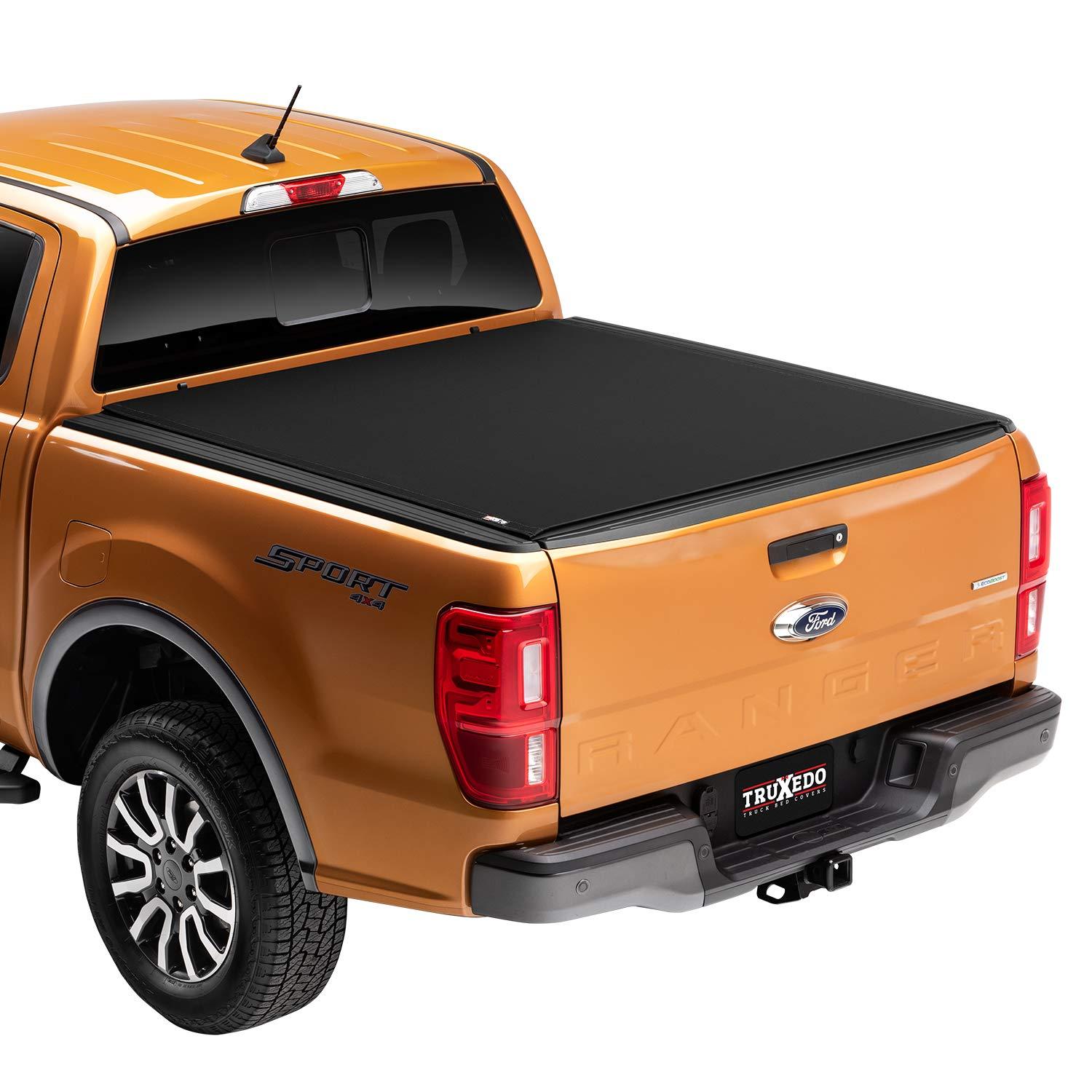 TRUXEDO 1453301 Pro X15 Soft Roll Up Truck Bed Tonneau Cover Fits 2015 - 2022 Chevy/GMC Colorado/Canyon 6FT 2 INCH Bed (74 INCH) - High quality product image showing TRUXEDO 1453301 Pro X15 Soft Roll Up Truck Bed Tonneau Cover Fits 2015 - 2022 Chevy/GMC Colorado/Canyon 6FT 2 INCH Bed (74 INCH) details and features